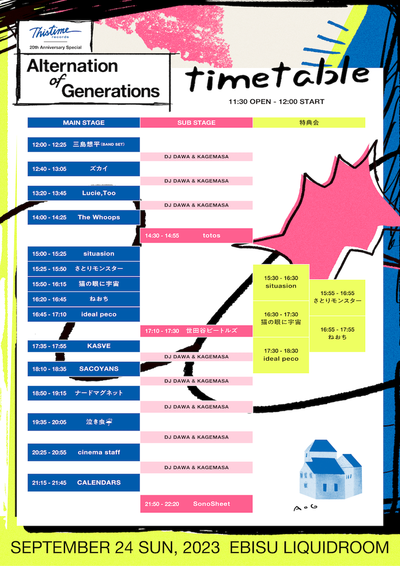 THISTIME RECORDS 20TH Anniversary Special 『Alternation of Generations』